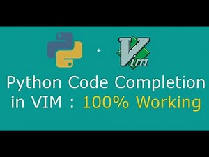 Python Code Completion in VIM | 100% Working