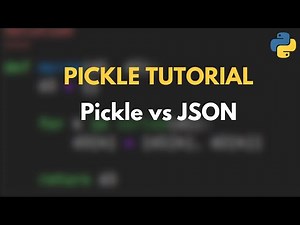 Pickle Tutorial - How to save data into Pickle Object in Python