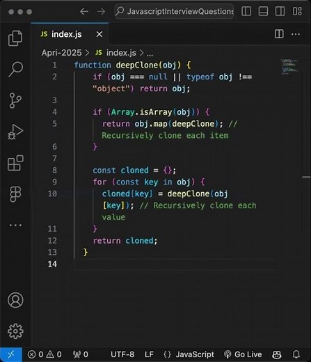 🔁 Deep Clone Objects in JavaScript Like a Pro!