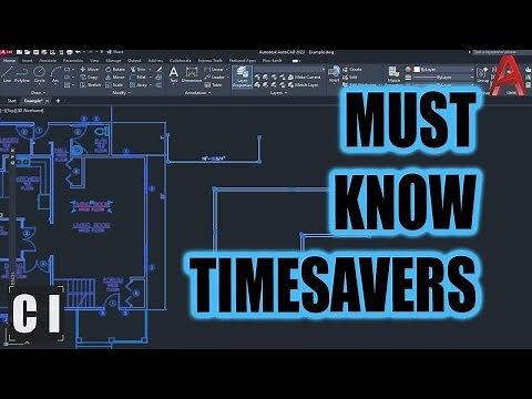 5 Must know AutoCAD Shortcuts & Time Saving Commands! AutoCAD Productivity Tips