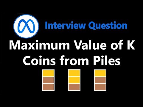 Maximum Value of K Coins from Piles - Leetcode 2218 - Python