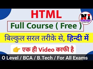 #HTML Full Course in hindi 2026 |html tutorial for Begginers | HTML in One video in hindi 2026 #m2r5