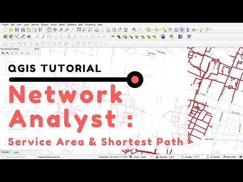 QGIS Tutorial: Network Analysis (Shortest Path/Route and Service Area)