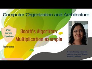 Booth's Algorithm Multiplication example