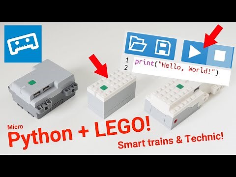 How to run Python on LEGO Technic, LEGO Trains, and LEGO BOOST with Pybricks