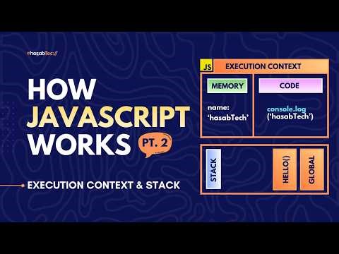 How JavaScript Really Works - Execution Context & Call Stack | Intermediate JavaScript Tutorial