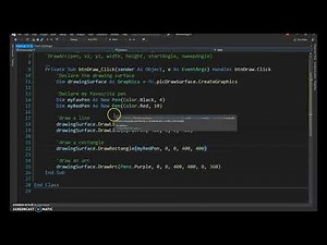 Visual Basic Tutorial: Graphics and Drawing Class