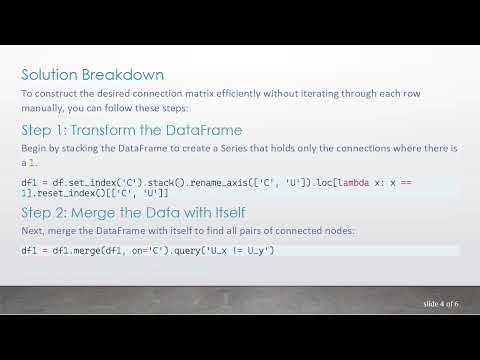 Creating a NetworkX Graph from a Pandas DataFrame
