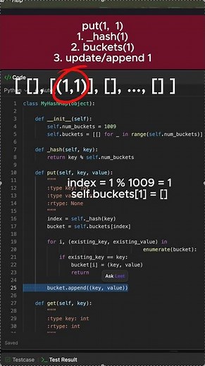 Ace Your Google Interview: Build a HashMap from Scratch! 🚀 #Shorts