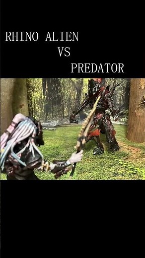 【Alien：Earth】 RHINO ALIEN VS ALPHA PREDATOR 【STOP MOTION】