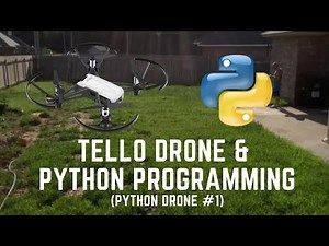 Tello Drone and Python Programming | #146 (Python Drone #1)