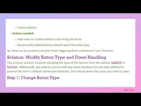 How to Effectively Stop Button from Submitting Forms in JavaScript
