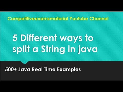 How to split a String in Java?