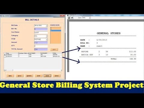 Billing System in Visual Basic 6.0 | Source Code in Just Rs. 300