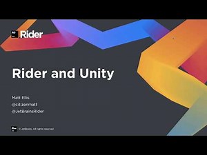 Unity Development with Rider