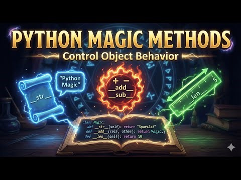 Python Magic Methods Explained | Dunder Methods Guide#Python #Programming #OOP