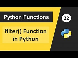 filter() Function in Python | Higher Order Functions in Python | Python Tutorial For Beginners