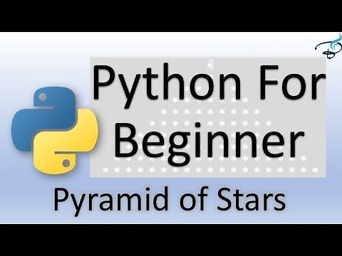 Python Tutorial for Beginners | Create Star Pyramid with Loop #21