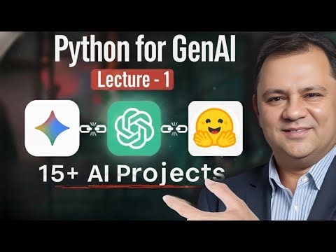 Python for Generative AI || Lecture 1: Step-by-Step Learning to Build AI Models