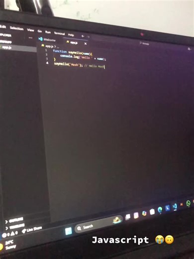 Studying javascript is fun let’s see how it goes#foryoupage #fypage #developer #softwareengineer
