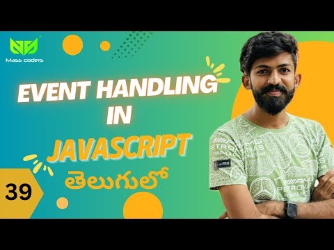 Event Handling in JavaScript Part-2 | MassCoders | Dodagatta Nihar
