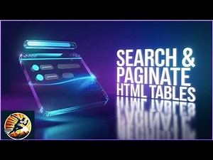 Easily Add Pagination and Search to Any HTML Table