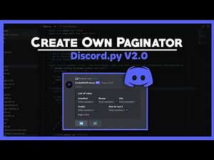 Button Pagination With Discord.py V2.0 | Create button pagination discord.py v2.0 | Discord.py V2.0