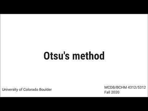 Otsu's Method