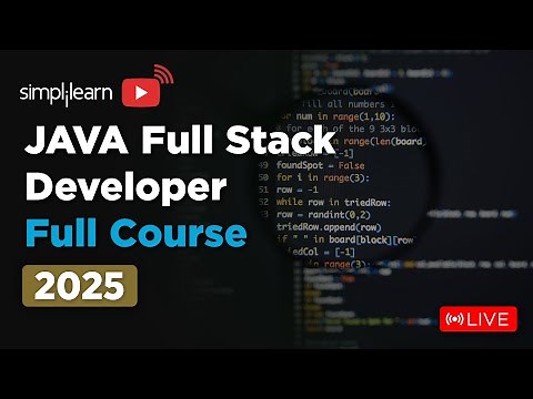 Full Stack Java Developer Course | Full Stack Java Developer Tutorial for Beginners | Simplilearn