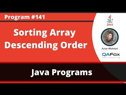Java program to sort an Array in descending order using built-in functions