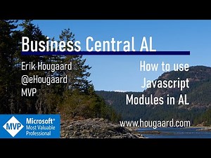 How to use JavaScript Modules in AL and Business Central