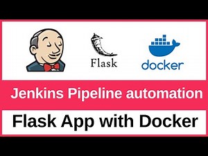 How to build a Jenkins Pipeline to automate building image and pushing to DockerHub for Flask App.