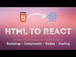 How To Convert Html Website To React Js App (Simple Method) - Create Your Single Page Application