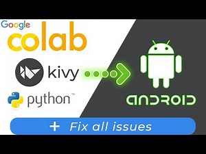 Convert Python kivy to android APK - Google Colab + fix all issues | طريقة التحويل بأسهل واسرع طريقة