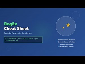 Regular Expressions (Regex) Explained Simply for Beginners!