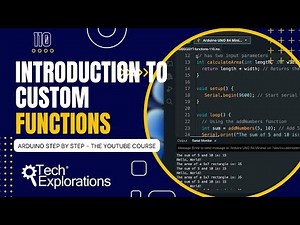 [110] Arduino Getting Started: Introduction to custom functions