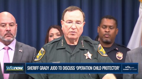 Sheriff Grady Judd speaks on human trafficking investigation