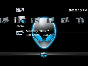 PSP Theme Alienware Desktop Theme PSP-Themes.NET