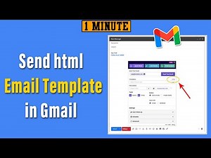 How to send html email template in gmail (Full Guide) HTML Email Templates