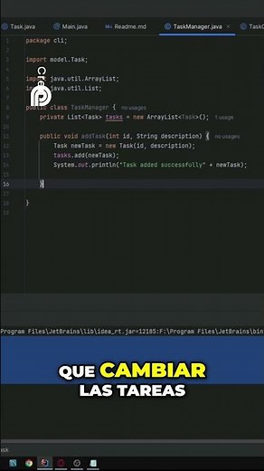 📌 Java: Implementando Métodos para Listar, Actualizar y Eliminar Tareas