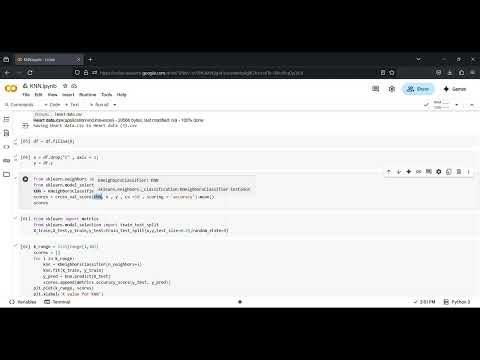 K-Nearest Neighbors (KNN) with Python