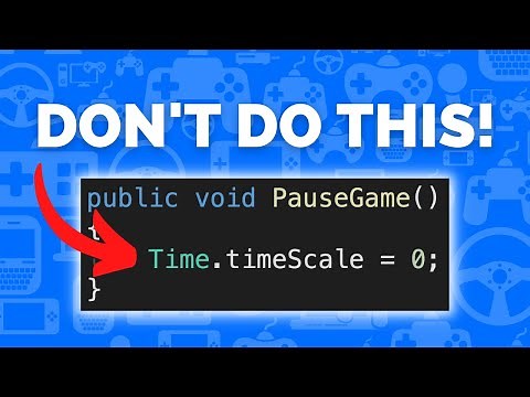 Pause in Unity WITHOUT Timescale