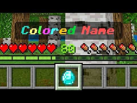 How To Get Colored/Glitched Item Names In Minecraft