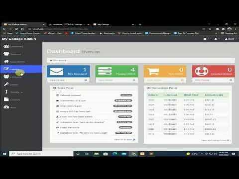 Student Result Management System using HTML, CSS, JavaScript, PHP & MySQL. (PART 1) -