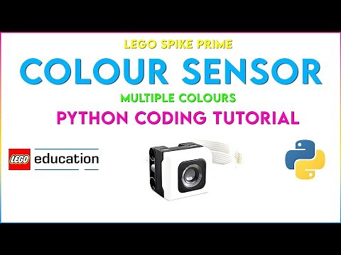 Lego Spike Prime - Multiple Colour Sensing Using Python Code Tutorial