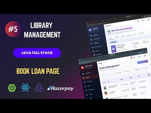 Library Management System Java Full Stack | Spring Boot, React & MySQL - 2026
