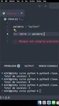 How to iterate over a string with a for loop in Python.