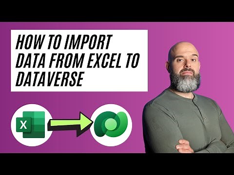 How To Import Data From Excel To DataVerse