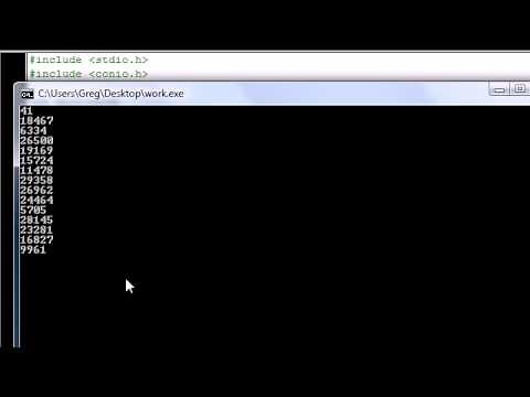 C Programming Tutorial - 12 - Random Number Function