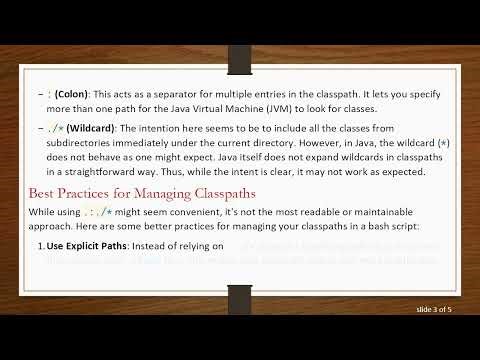 Understanding the .:./* Classpath in Java
